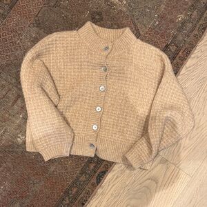 Cozy Tan Women's Cardigan